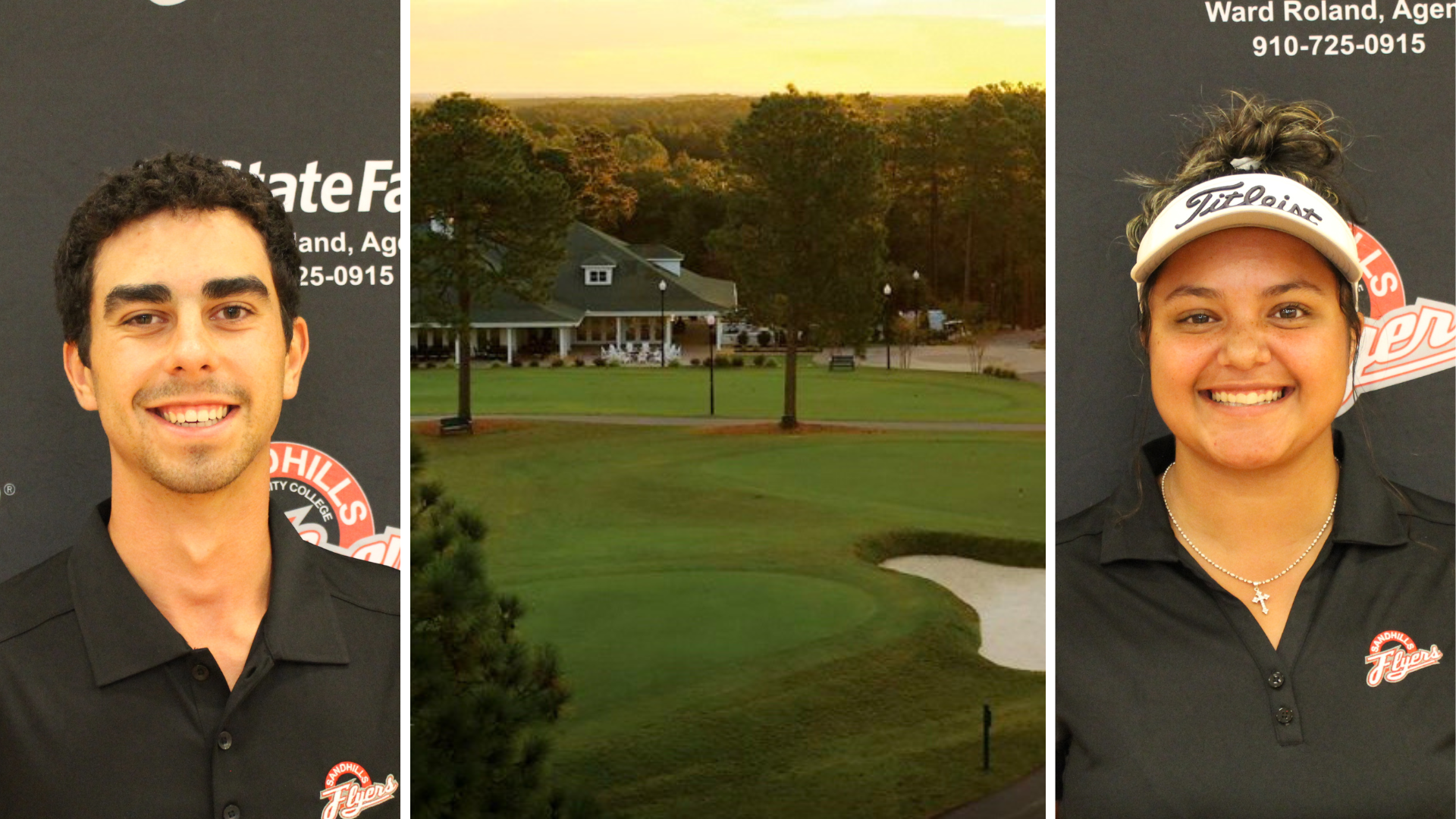 Sandhills CC Men and Women Golfers Lead After First Round of Flyers Fall Invitational