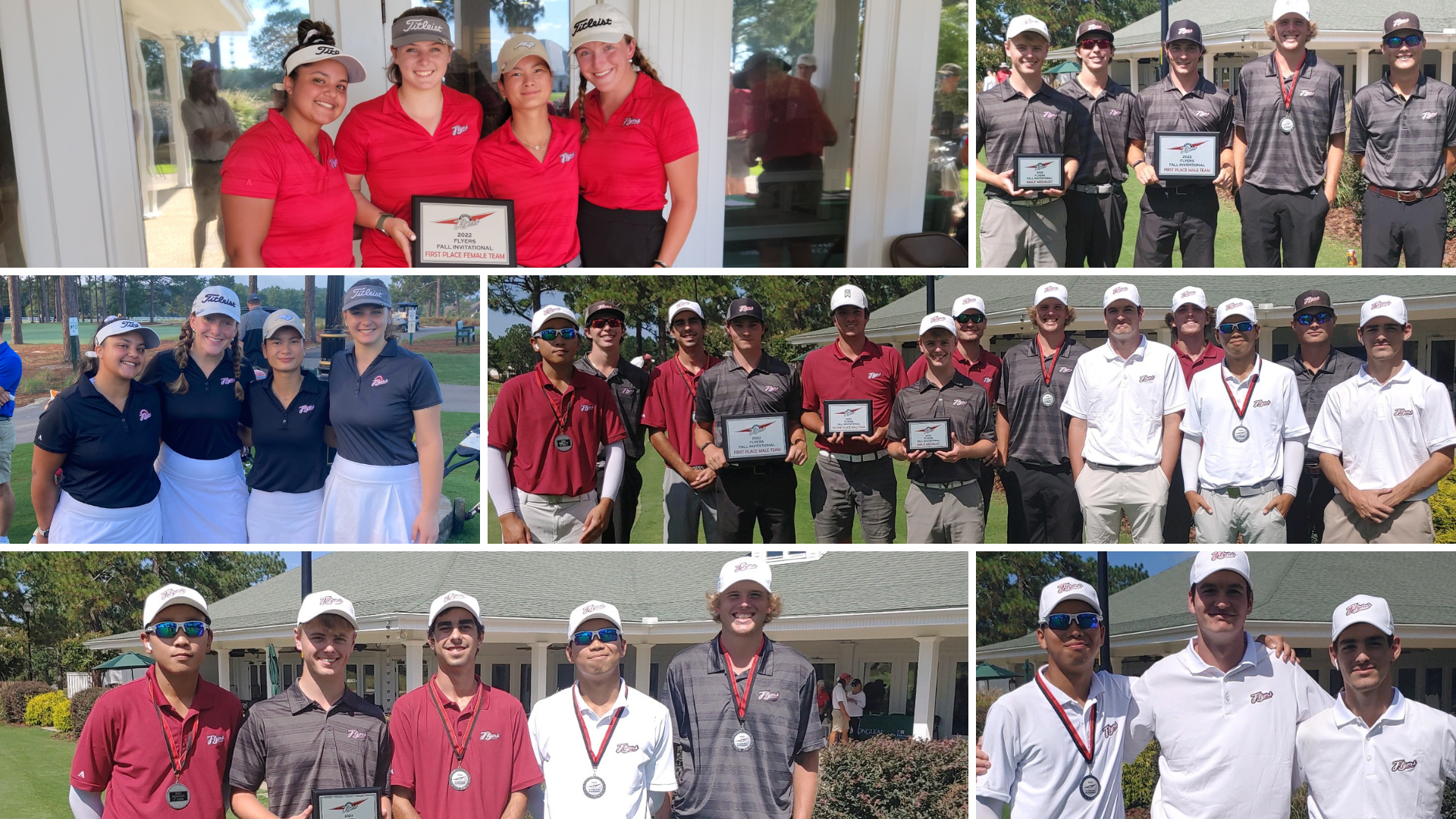 Newcomers Shine as Flyers Men's and Women's Golf Teams Prevail in Fall Opener
