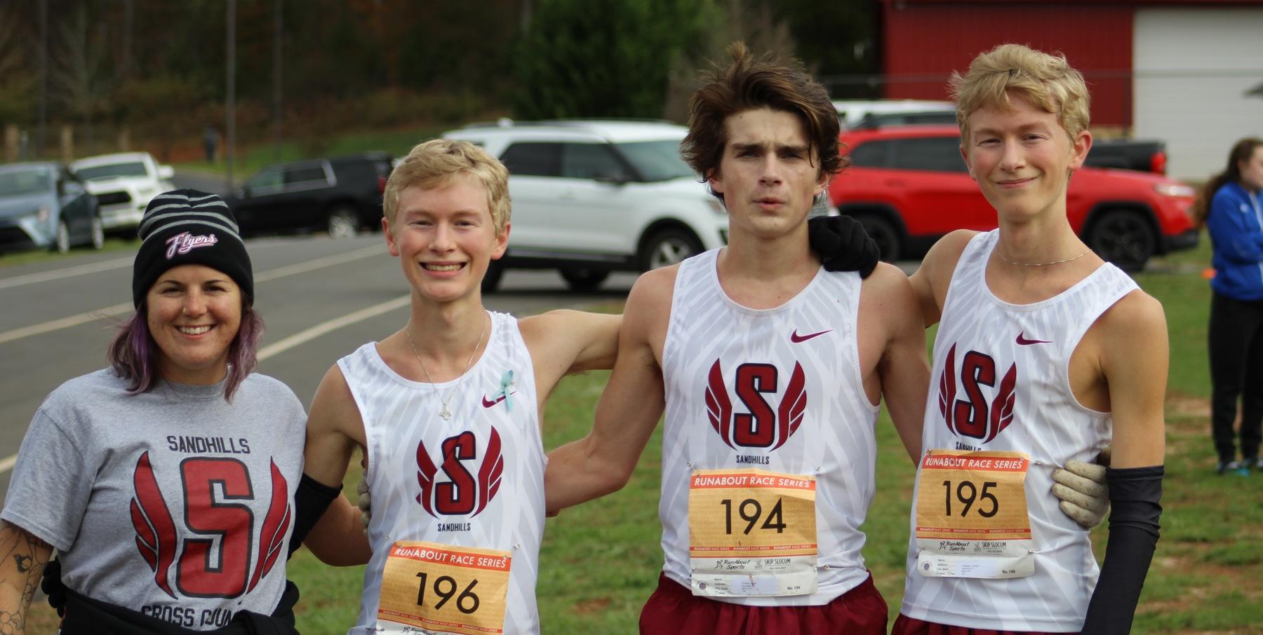 Flyer Men Finish 1-2-3 at Region 10 Cross Country Championship